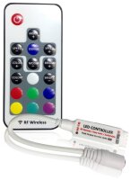 Avide LED-Streifen 5–24V, 144W, RGB, 17 Tasten,...