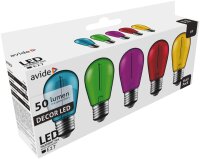 Avide Dekor Filament LED Lampe 1W E27...