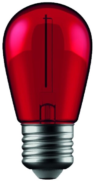 Avide Dekor Filament LED Lampe 1W E27 Rot