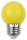 Avide Dekor LED-Lampen G45 1W E27 Gelb