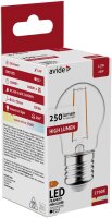 Avide LED Filament Mini Globe 2,5W E27 WW 2700K