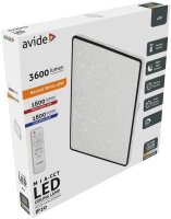 Avide LED-Deckenleuchte Oyster Mia-CCT Starry 48W (24+24)...