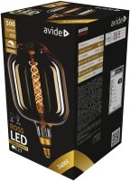 Avide LED Jumbo Filament Ross 180x295mm Bernstein 8W E27 2400K Dimmbar