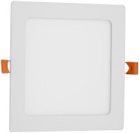 Avide LED Deckenleuchte Einbaupanel quadratisch ALU 12W KW 6400K