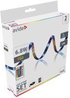 Avide LED-Streifen Blister 5V SMD5050 30LED RGB IP65 2m +...