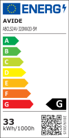 Avide LED-Streifen Blister RF 24V COB NW IP20 1m