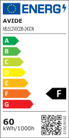 Avide LED-Streifen D-COB 12V 12W 6400K KW IP44 1m