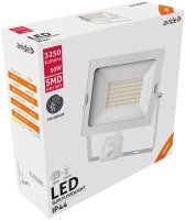 Avide LED-Flutlicht Slim SMD 50W NW 4000K PIR Weiss