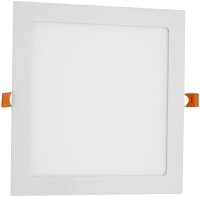 Avide LED-Deckenleuchte Einbaupanel quadratisch ALU 18W...