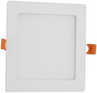 Avide LED-Deckenleuchte Einbaupanel quadratisch ALU 9W KW...