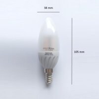 LED-Lampe E14 Kerze 3W (25W) warmweiss
