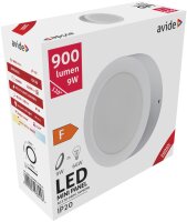 Avide LED-Deckenleuchte für Aufbaumontage, rund,...