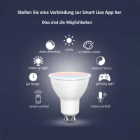 Smart LED-Lampe GU10 IBIZA 5W RGB WiFi