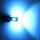 T10 Auto LED-Leuchtmittel für Innenraumbeleuchtung in blau/cristal-blau/weiss - blau