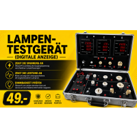 Lampen-Testgerät mit digitaler Anzeige