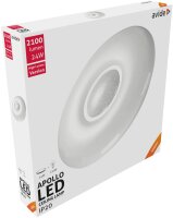 Avide LED Deckenleuchte Oyster Apollo 24W 410*70mm NW 4000K
