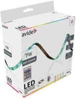 Avide LED-Streifen mit Bett-Sensorleuchte 12V 1,5m RGB