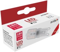 Avide LED 2,5W G9 WW 3000K flach