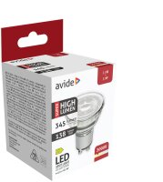 Avide LED Spot Alu+Kunststoff 2,5W GU10WW 3000K Super...