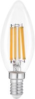 Avide LED-Filament-Kerze, 6W, E14 NW, 4000K, hohes Lumen